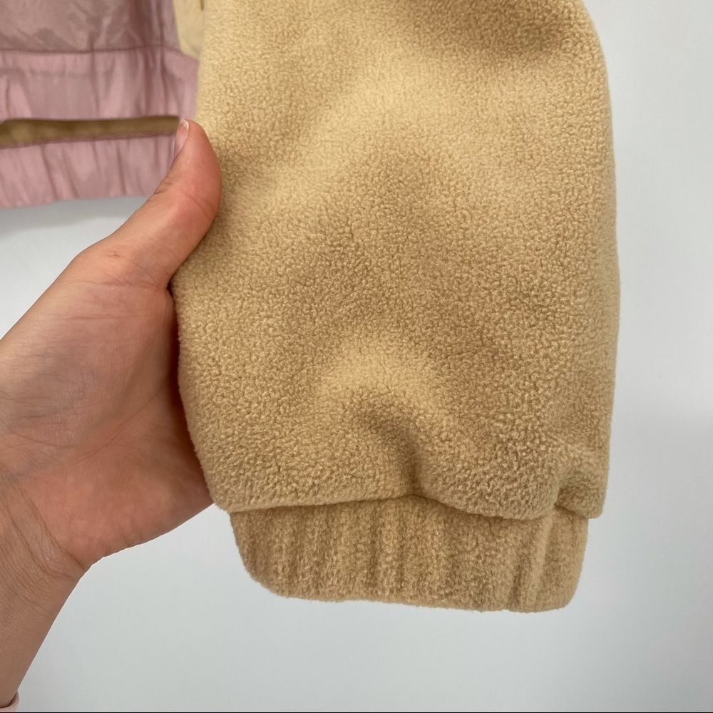 NEW! Pacsun Tan & Pink Fleece Jacket - Picture 7 of 12